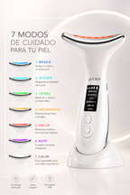 Masajeador Facial 7 colores LumiV